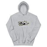 Unisex Hooded Sweatshirt - white logo