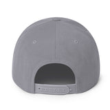 Embroidered Snapback Baseball Cap - white logo v2