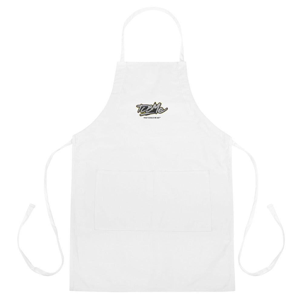 White Embroidered Apron v1