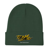 Embroidered Beanie - yellow logo