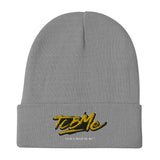 Embroidered Beanie - yellow logo